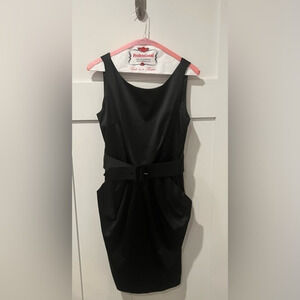 Black cocktail dress